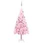 Preview:  Künstlicher Weihnachtsbaum mit Beleuchtung & Kugeln Rosa 180cm