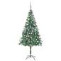 Preview:  Künstlicher Weihnachtsbaum mit Beleuchtung Kugeln Zapfen 180 cm
