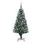 Preview:  Künstlicher Weihnachtsbaum mit Beleuchtung Kugeln Zapfen 150 cm