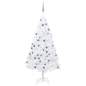 Preview:  Künstlicher Weihnachtsbaum mit Beleuchtung & Kugeln Weiß 180 cm