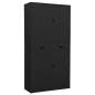 Preview: Büroschrank Anthrazit 90x40x180 cm Stahl 