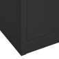 Preview: Büroschrank Anthrazit 90x40x180 cm Stahl 