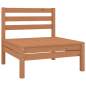 Preview: 4-tlg. Garten-Lounge-Set Honigbraun Massivholz Kiefer