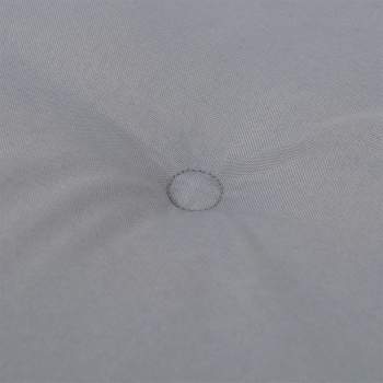 Preview:  Gartenstuhlauflagen für Hochlehner 4 Stk. Grau 120x50x3cm Stoff