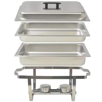  Chafing Dish Set 4-tlg. Edelstahl