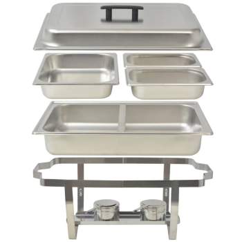  Chafing Dish Set 4-tlg. Edelstahl