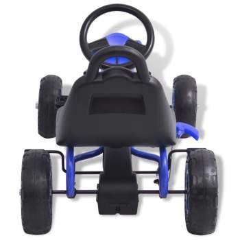  Pedal Go-Kart mit Luftreifen Blau