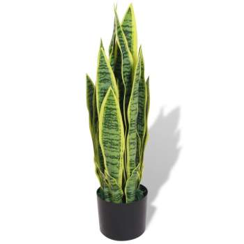  Künstliche Sansevieria Bogenhanf mit Topf 65 cm Grün