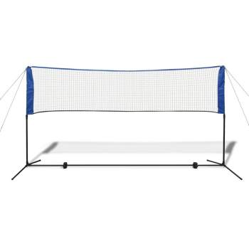 Preview:  Badmintonnetz-Set mit Federbällen 300 x 155 cm