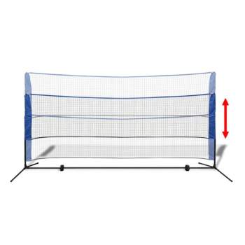  Badmintonnetz-Set mit Federbällen 300 x 155 cm