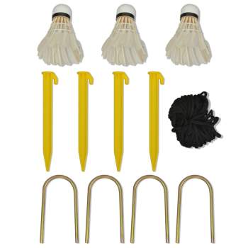  Badmintonnetz-Set mit Federbällen 300 x 155 cm