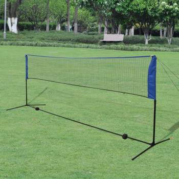  Badmintonnetz-Set mit Federbällen 300 x 155 cm