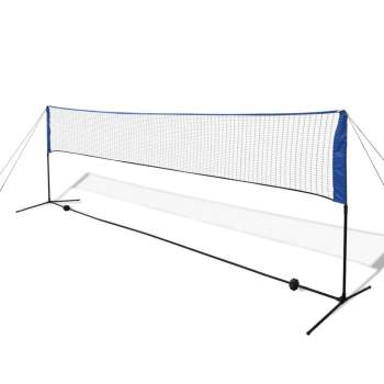 Preview:  Badmintonnetz-Set mit Federbällen 500 x 155 cm