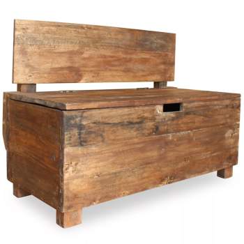  Sitzbank Massives Mahagoniholz 86x40x60 cm