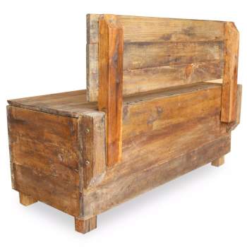  Sitzbank Massives Mahagoniholz 86x40x60 cm