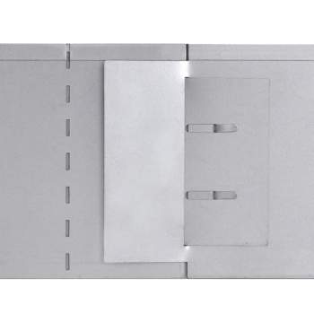  Rasenkanten-Set 15 Stk. Verzinkter Stahl 100 x 20 cm