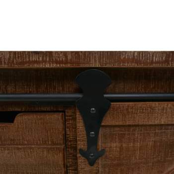  Sideboard Massivholz Tanne 64x33,5x75 cm Braun