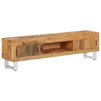  TV-Schrank Bahnschwellen-Holz Recycelt Massiv 140 x 30 x 40 cm