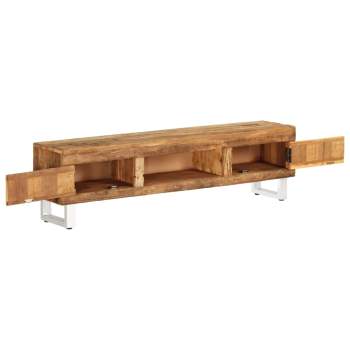  TV-Schrank Bahnschwellen-Holz Recycelt Massiv 140 x 30 x 40 cm