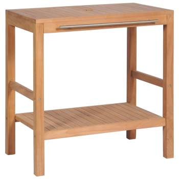 Preview:  Waschtischunterschrank Teakholz Massiv 74 x 45 x 75 cm