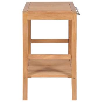 Preview:  Waschtischunterschrank Teakholz Massiv 74 x 45 x 75 cm