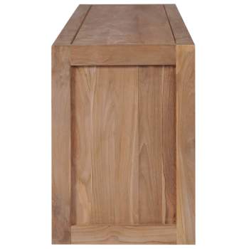  TV-Schrank Massivholz Teak Natur 120×30×40 cm