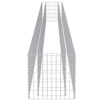   Gabionen-Pflanzgefäß Verzinkter Stahl 540×50×50 cm