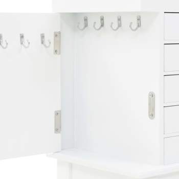  Schmuckschrank Weiß