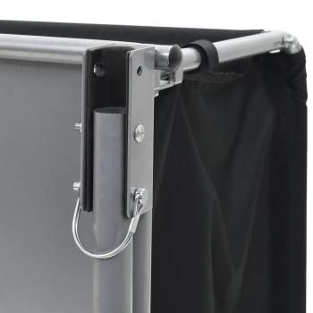  Fahrradanhänger Schwarz und Gelb 65 kg