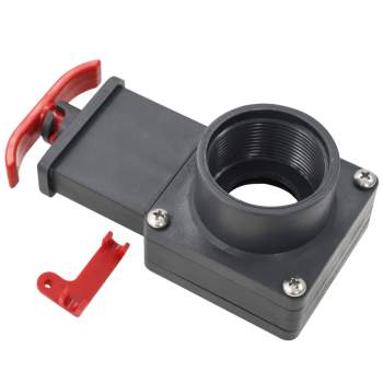  Pool Absperrschieber 2-tlg. 1,5"