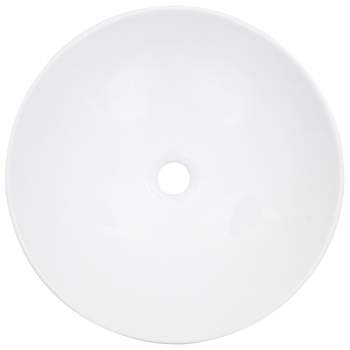  Waschbecken 41 x 12,5 cm Keramik Weiß