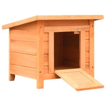  Katzenhaus 50 x 46 x 43,5 cm Kiefern- &amp; Tannenholz Massiv