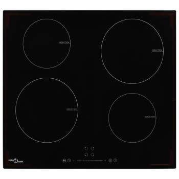  Induktionskochfeld mit 4 Platten Touch Control Glas 7000 W