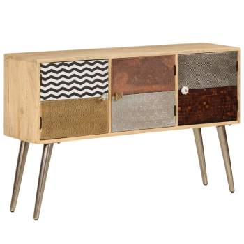  Sideboard 120 x 30 x 75 cm Massivholz Mango