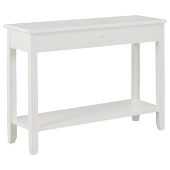  Konsolentisch Weiß 110 x 35 x 80 cm Holz