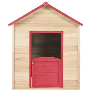  Kinderspielhaus Holz Rot