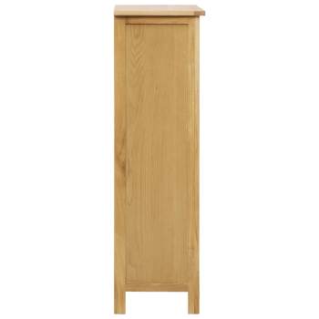  Weinschrank 56 x 32 x 110 cm Massivholz Eiche