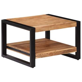  Couchtisch 60x60x40 cm Massivholz Akazie