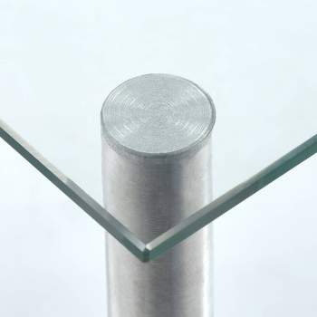  Küchenregal Transparent 45×16×26 cm Hartglas
