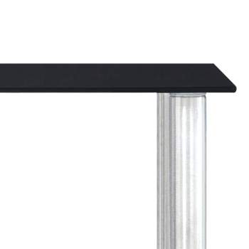  Küchenregal Schwarz 45×16×26 cm Hartglas