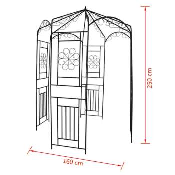 Rosenbogen für Rosen und Kletterpflanzen Höhe 250 cm