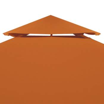  Pavillon Abdeckung Ersatzdach 310 g/m² Terracotta-Rot 3×4 m