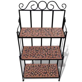 Preview:  Pflanzenständer Mosaik Terracotta