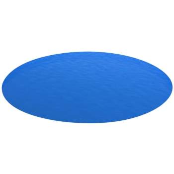 Runde Pool-Abdeckung PE Blau 549 cm