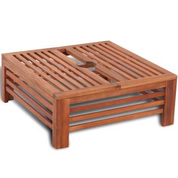 Sonnenschirm-Standfußverkleidung aus Holz