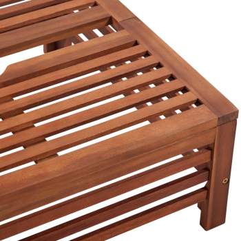 Sonnenschirm-Standfußverkleidung aus Holz