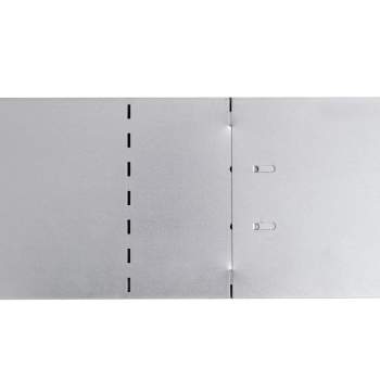 Flexible Rasenkante 15-er Set 100x15 cm Verzinkter Stahl
