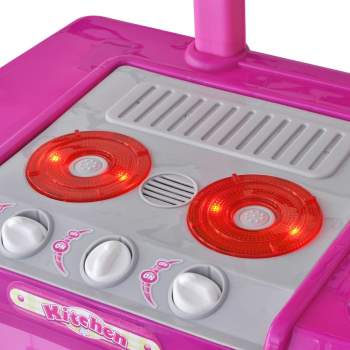Kinderküche Spielküche mit Licht- und Soundeffekten Rosa