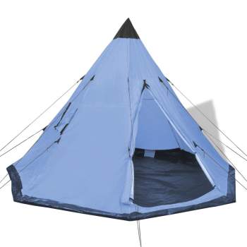  Zelt für 4 Personen Blau