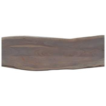  Konsolentisch Grau 115 x 35 x 76 cm Massivholz Akazie und Eisen